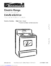 Kenmore 9747 - Elite 30 in. Electric Range Use And Care Manual