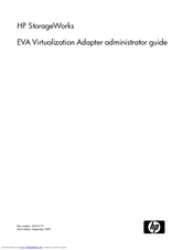 HP StorageWorks EVA Virtualization Adapter Administrator's Manual