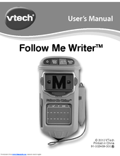 Vtech Follow Me Writer User Manual