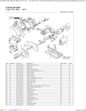 Bosch 1671 Parts List
