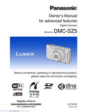 Panasonic Lumix DMC-SZ5 Owner's Manual