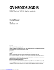 Gigabyte GV-N680D5-2GD-B User Manual