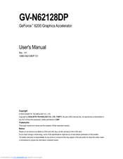 Gigabyte GV-N62128DP User Manual