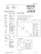 Epson Apex 110 Product Information Manual
