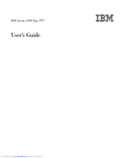 IBM System x3500
Type 7977 User Manual
