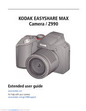 Kodak EASYSHARE MAX Z990 Extended User Manual