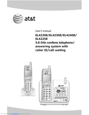 AT&T EL42308 User Manual