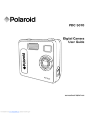 Polaroid PDC-5070BD - 5.0 MP Digital Camera User Manual