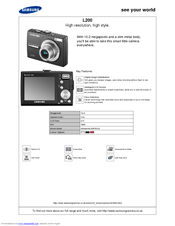 Samsung EC-L200ZBBA Specification