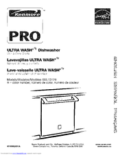 Kenmore 1317 - Pro 24 in. Dishwasher Use And Care Manual