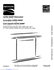 Kenmore ULTRA WASH 665.1389 Series Use And Care Manual