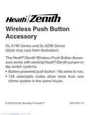 Zenith SL-6199-B - Heath - Traditional User Manual