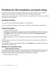 Oki Okipage6e Installation And Setup