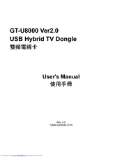Gigabyte GT-U8000 v2.0 User Manual