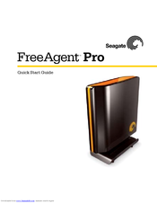 Seagate FreeAgent Pro Quick Start Manual