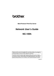 Brother NC-100h Network User's Manual
