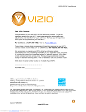 Vizio VS370E User Manual
