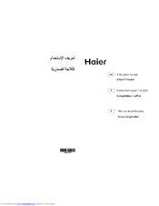 Haier BD-319H Instructions For Use Manual