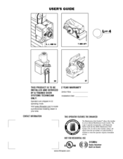 Chamberlain LiftMaster J User Manual