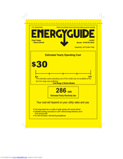 Haier HF09CM10NW Energy Manual