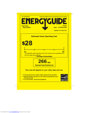 Haier HF09CM15NW Energy Manual