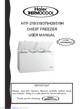 Haier Thermocool HTF-219 User Manual