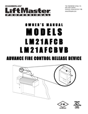 Chamberlain LM21AFCB Owner's Manual
