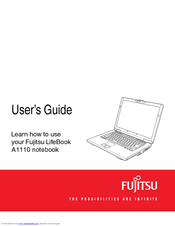 Fujitsu Lifebook A1110 Guide User Manual