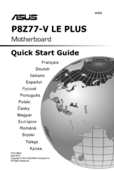Asus P8Z77-V LE PLUS Quick Start Manual