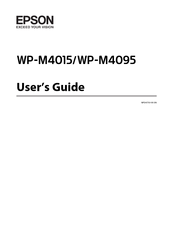 Epson WorkForce Pro WP-M4015 User Manual