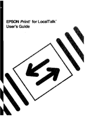 Epson Print! LocalTalk User Manual