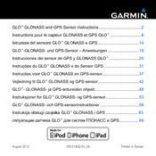 Garmin GLO sensor Instructions Manual