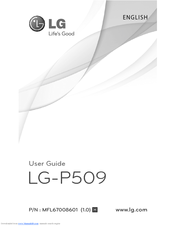 LG MFL67008601 User Manual