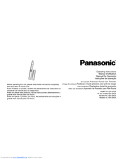 Panasonic ER-GN25VP Operating Instructions Manual
