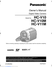 Panasonic HC-V10 Owner's Manual