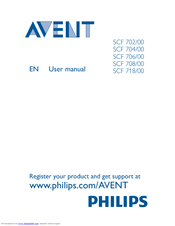 Philips AVENT SCF 706/00 User Manual