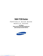 Samsung SGH-T159 Series User Manual