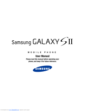 Samsung SGH-I777 User Manual