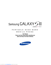 Samsung Galaxy S II SGH-T989 User Manual