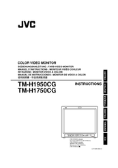 JVC TMH-1750CGU - 17IN MNTR W/ 750 TVL INPUT CARDS OPTIONAL Instructions Manual