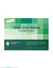 Samsung Vluu PL201 Quick Start Manual