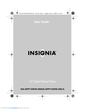 Insignia NS-DPF10WW-09CA User Manual