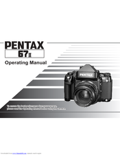 Pentax 10291 - 67 II Medium Format SLR  Focus Camera Body Operating Manual