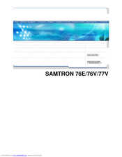 Samsung SAMTRON 77V Manual Del Usuario