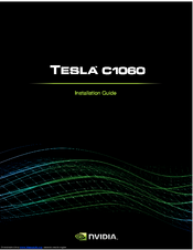 NVIDIA C1060 - Tesla Computing Processor Installation Manual