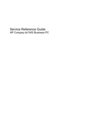 HP Compaq dx7400 Service & Reference Manual