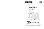 Pentax Optio H90 Orange Operating Manual