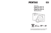 Pentax Optio RZ18 Black Operating Manual