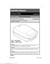 Hamilton Beach 25357C Use & Care Manual