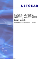 Netgear GS728TS Smart Switch Hardware Installation Manual
